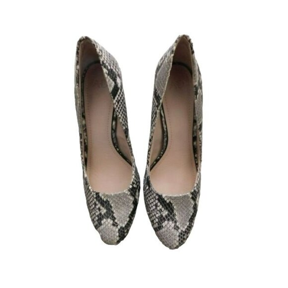 AD & Daughters Size 8.5 Snakeskin Leather Heels EUC - Picture 3 of 3